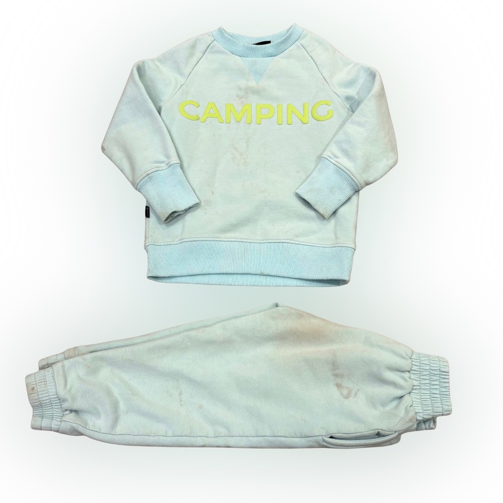 3/$20: Birdz “Camping” Light Blue Sweatshirt and Joggers Set